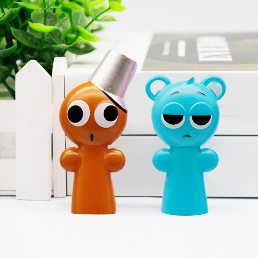 For Sprunki Anime Merch Anime Characters 8 Pieces Cute Small Cartoon Figures Toys Creative Anime Sta