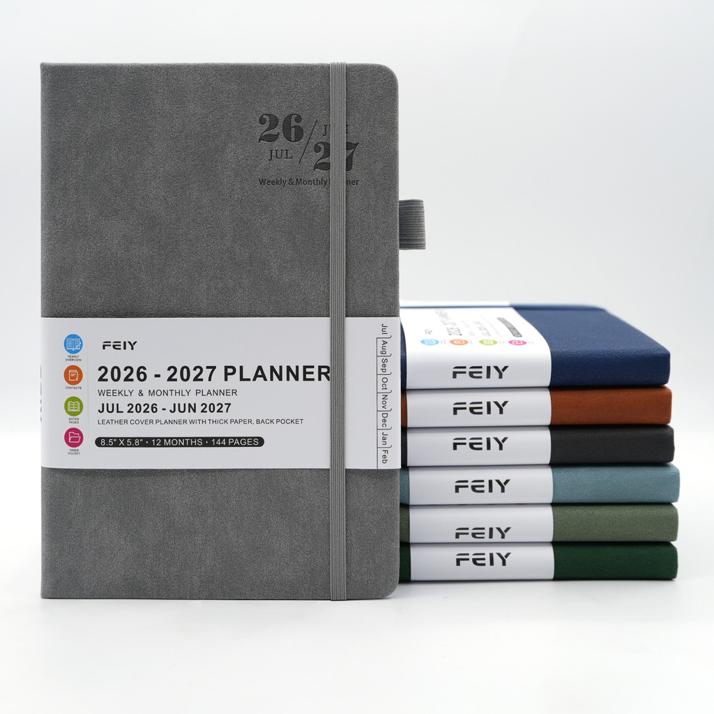 2026-2027 English Weekly Planner A5 Simple Planner Notebook Print 0316