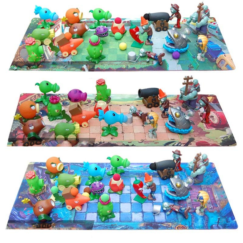 พืชเทียบกับใหม่ Zombies Combat Game Pad แผ่นรองเมาส์ Modern World Kung Fu World Dark Age Battle แผนที่ 40*90 ซม.