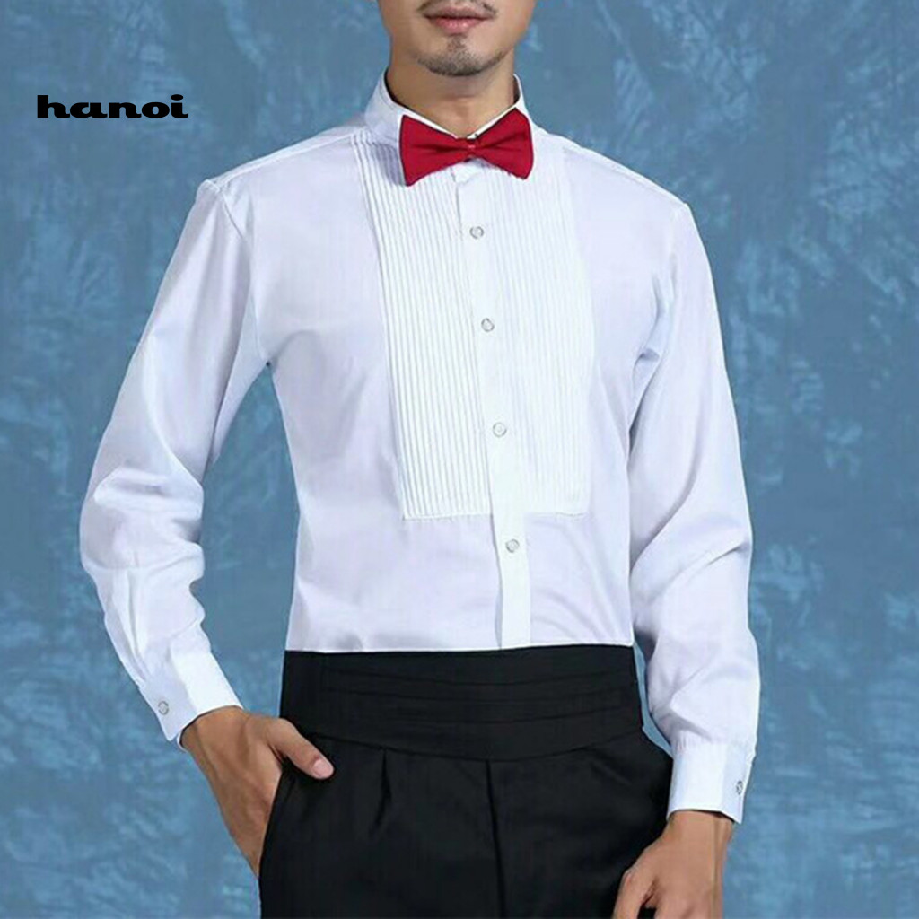 เสื้อทักซิโด้แขนยาว สไตล์ทางการ เหมาะสำหรับการทำงาน งานแต่งงาน และโอกาสพิเศษ
