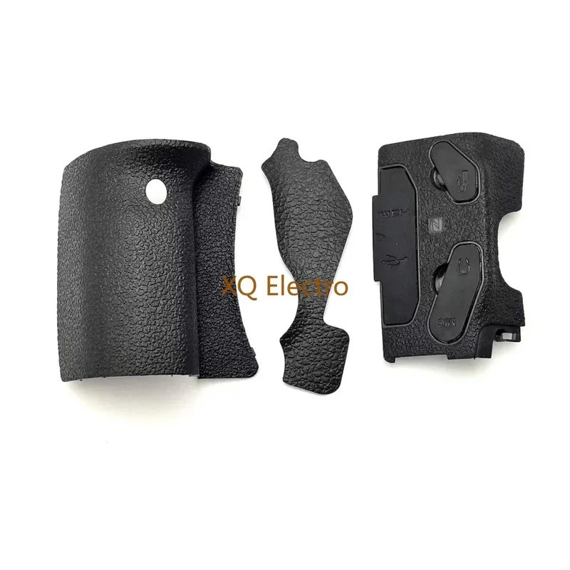 3 PCS ใหม่ Original Body ชุดยางสําหรับ Canon EOS 80D Hand grip ด้านข้างเปลือก USB ยาง thumb หนังกล้องอะไหล่
