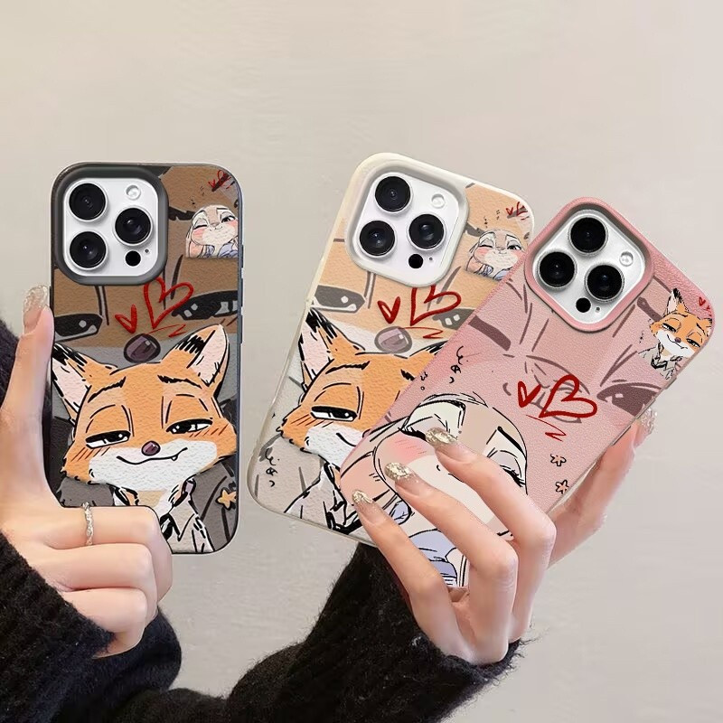 Zootopia Judy Nickเคสโทรศัพท์สําหรับOPPO Reno 4 5 6 8 Pro 2F 2Z 8T 7 A9 2020 A3S A12 A5S A74 A84 A37