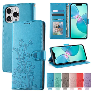 ปลอกสําหรับ Honor 400 200 Pro 90 Lite X9a X9b X9c 5G X8b X8c X6a X6b X6c 4G X5c X5b Plus กระเป๋าสตางค์พลิก Matte ลายนูน Soft TPU ช่องใส่การ์ดซิลิโคนเชือกเส้นเล็กเคสโทรศัพท์