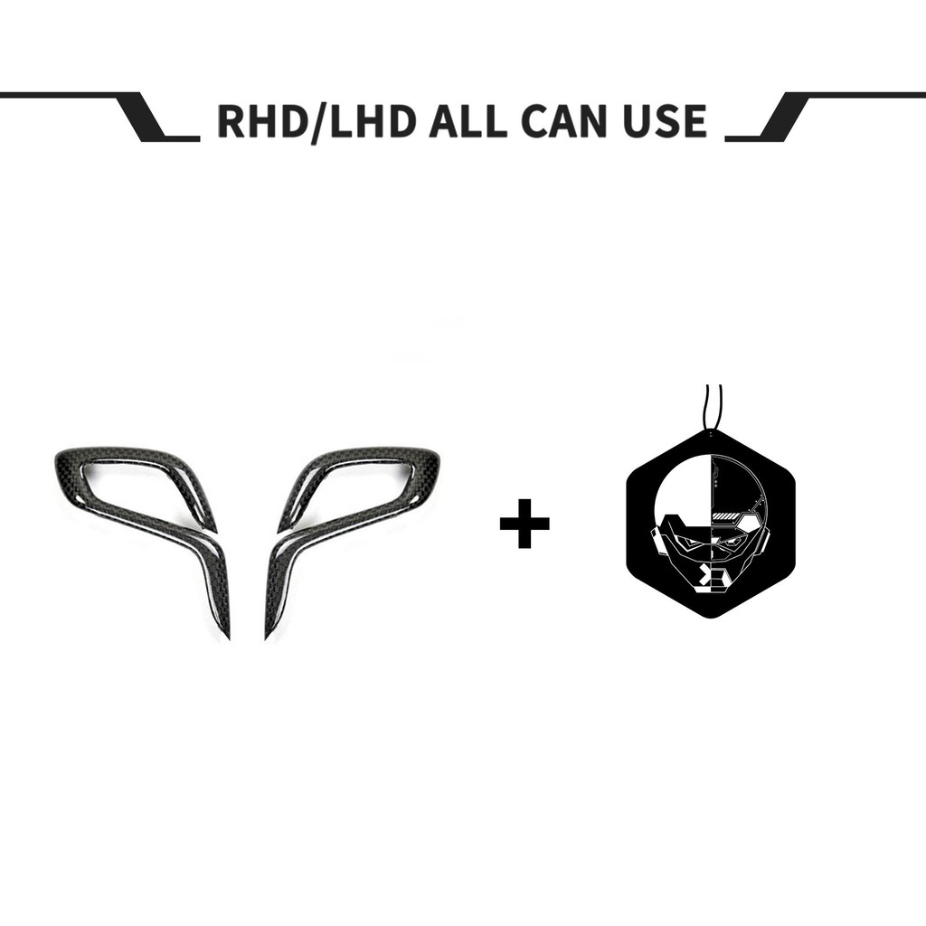 เหมาะสําหรับ BMW/X3M F97 X4M F98 M5 คาร์บอนไฟเบอร์จริงเกียร์อัตโนมัติเปลี่ยนการปรับเปลี่ยนภายในรถยนต