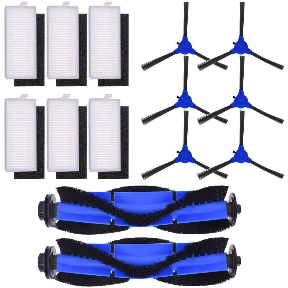 Neutop อะไหล่ทดแทนเข้ากันได้กับ eufy RoboVac 11S, 15T, 30, 30C, 15C, 12, 25C, 35C อุปกรณ์เสริม 2 แปร