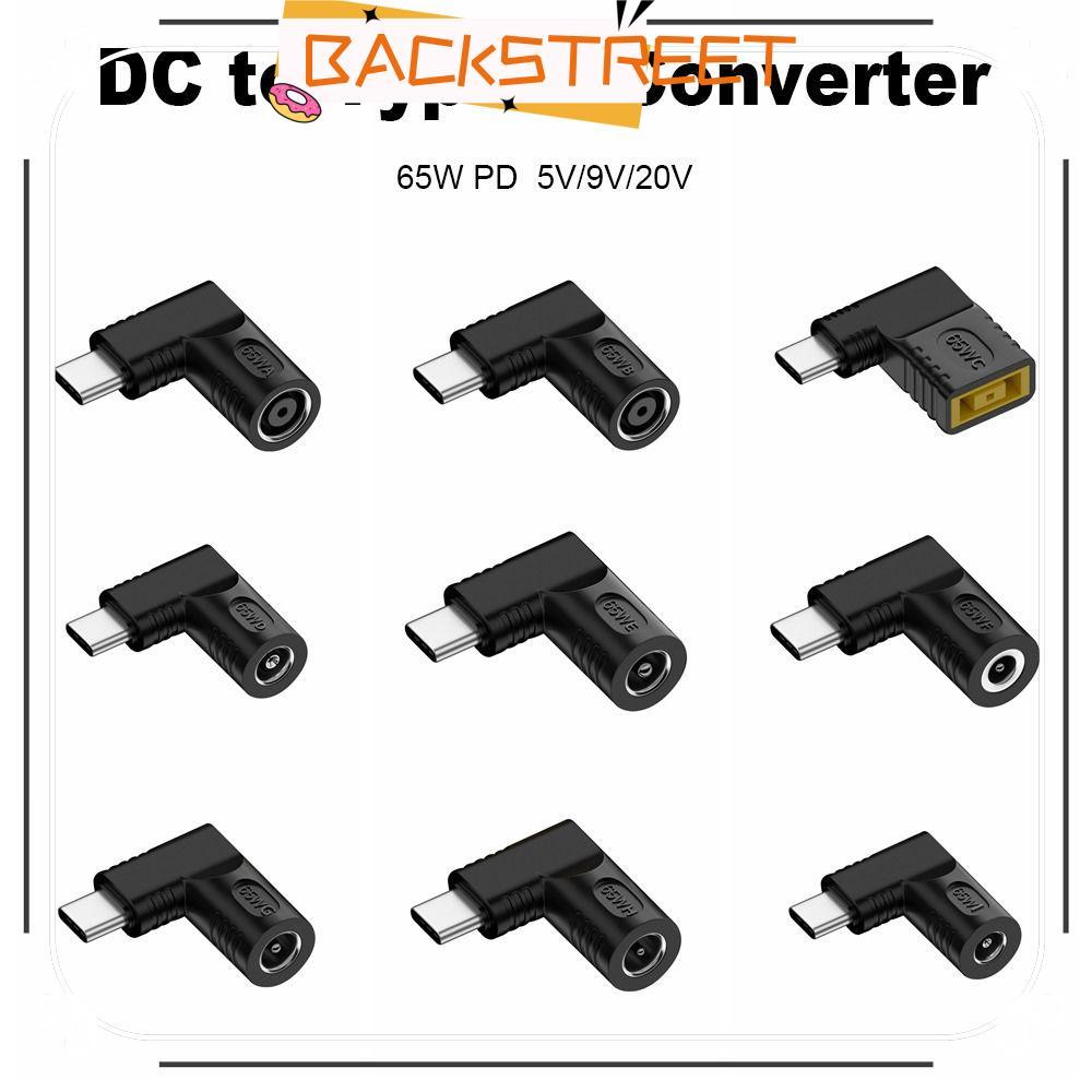 BACKSTAGEEET Power Adapter 5v 9v 12v Square Plug 5.5X2.5 7.4X0.9 4.5X0.6mm แล็ปท็อปชาร์จสําหรับ //