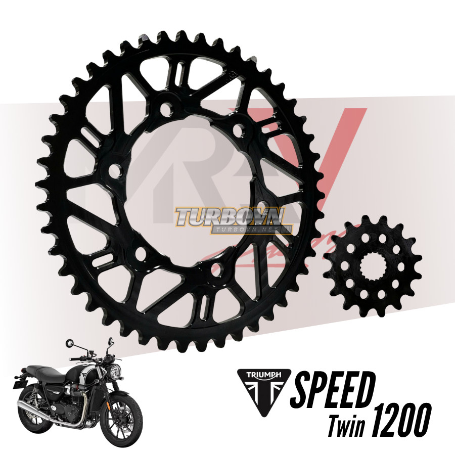 MREV TRIUMPH SPEED TWIN 1200 (2018-2023) เฟืองโซ่ (N-221, D-221)