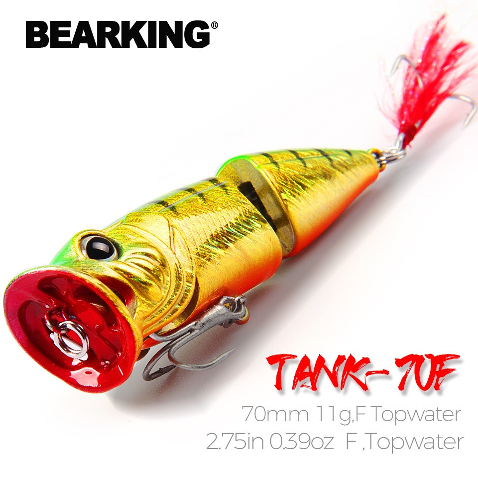 เหยื่อตกปลา Bearking แบบ Jointed Swimbaits และ C rankbait ขนาด 70 มม., หนัก 11.5 กรัม เหมาะสำหรับใช้งานมืออาชีพ