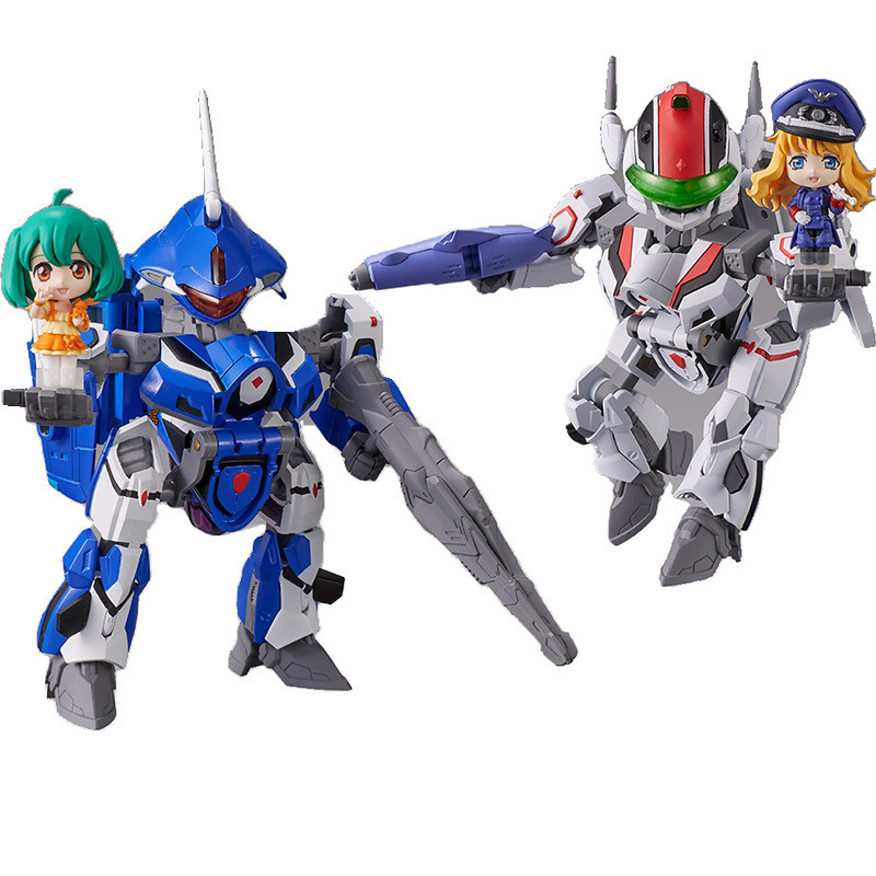 Bandai Macross TINY Michelle Saotome Orchid ผลิตภัณฑ์แปลงร่างแบบเคลื่อนย้ายได้