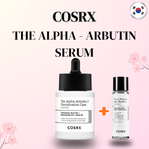 COSRX The Alpha - Arbutin Serum 50ml (Peptide Serum 30ml Gift)