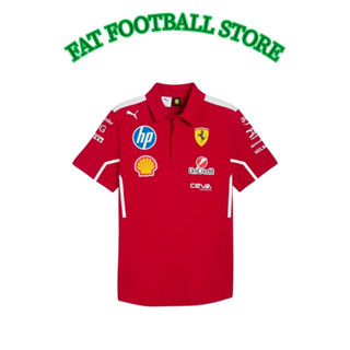 Scuderia Ferrari F1 Puma 2025 Team Polo Red White