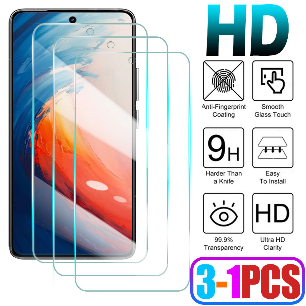 SAMSUNG 3-1Pcsกระจกนิรภัยป้องกันหน้าจอสําหรับSamsung Galaxy A07 A06 A05s A05 A04s A04e A04 A03s A03 