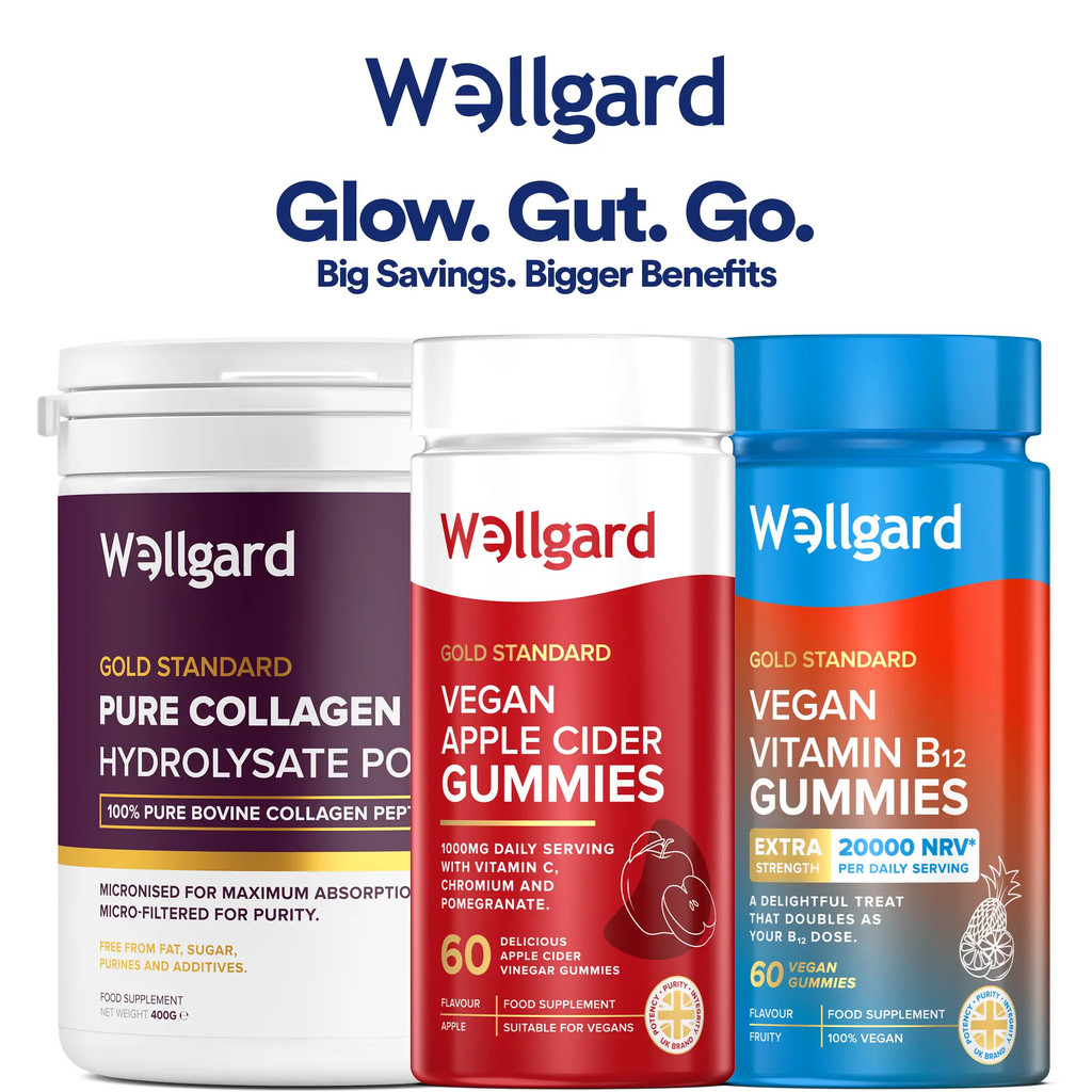 บันเดิล Gut & Go - ผงคอลลาเจนและวิตามิน B12 เพื่อพลังงานและความสดชื่นจาก ACV Gummies