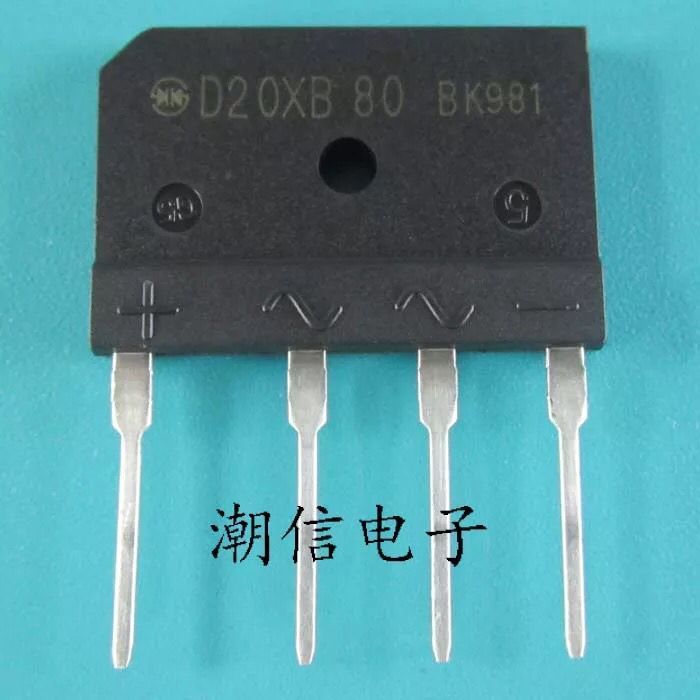 10pcs D20XB80 Rectifier Bridge Diode, Flat Bridge, 20A Bridge Rectifier, D20SB80, General Purpose