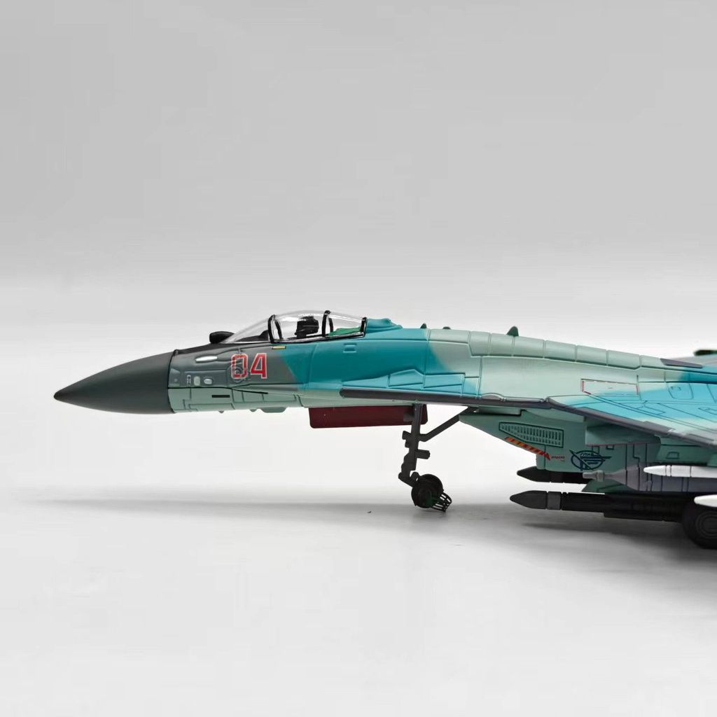 1/100 รัสเซีย SU 35 Fighter SU-35 Fighter จําลองเครื่องบินคอลเลกชันเครื่องประดับ