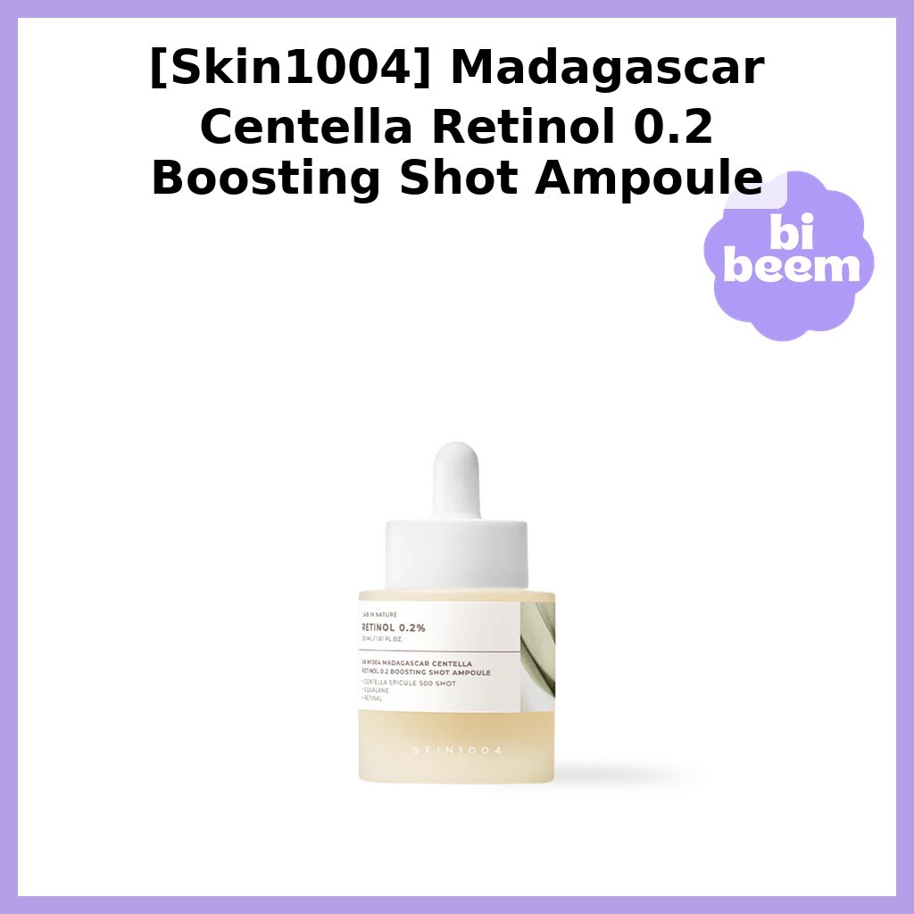 [Skin1004] Madagascar Centella Retinol 0.2 Boosting Shot Ampoule 30ml / Korean Ampoule / Retinol Boo