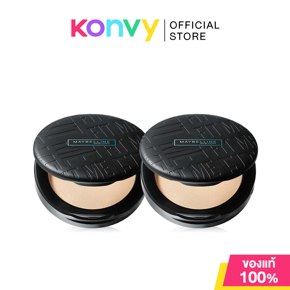 Maybelline New York Fit Me Matte & Poreless Compact Oil Control Powder SPF32 PA+++ [6g x 2pcs] #118 