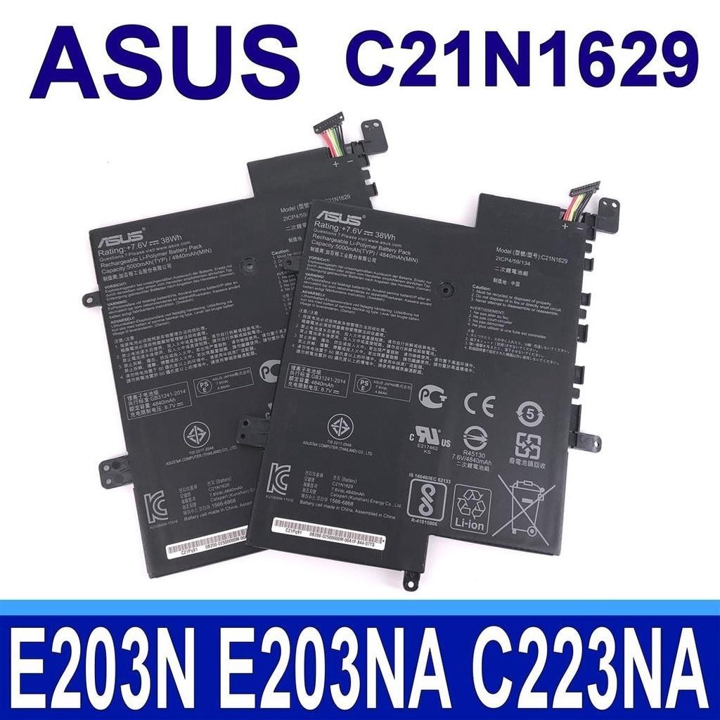 แบตเตอรี่ ASUS C21N1629 ChromeBook C223NA VivoBook E12 E203 E203N E203M E203NA E203NAH E203MA