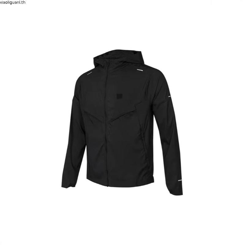 ARI ESSENTIAL WINDBREAKER JACKET - BLACK/SIER/WHITE อาริ เสื้อแขนยาวผ้าร่มกันUVกันลมแท้จากช็อปAri