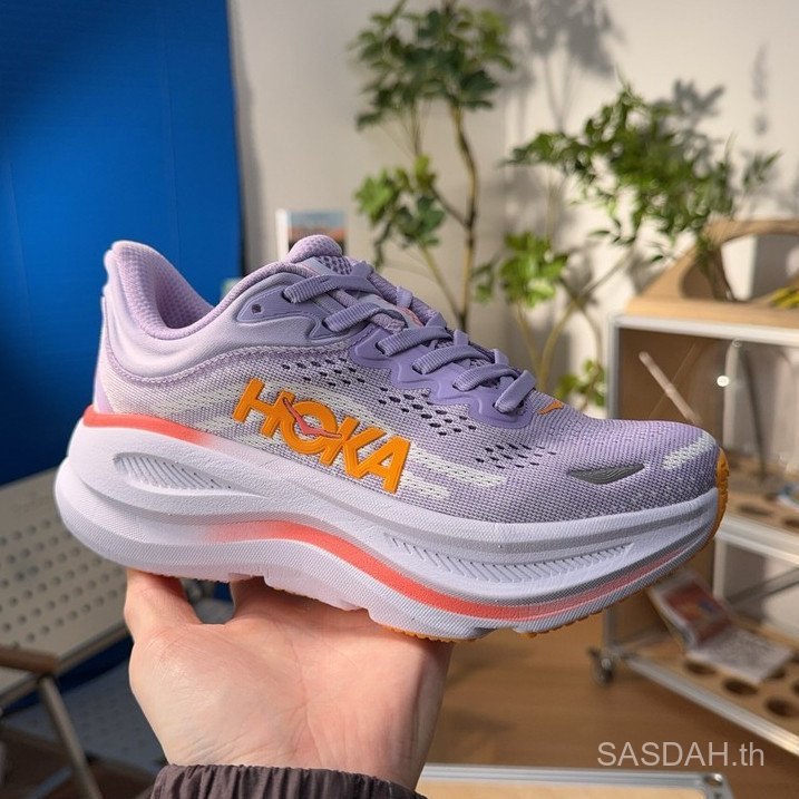 รองเท้าวิ่ง LOTTO HOKA ONE ONE BONDI 9 สวมใส่สบาย ใช้เทคโนโลยีพิเศษลดแรงกระแทกดีไซน์ทนทาน