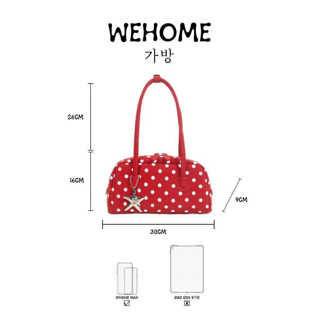 【 ส่งสินค้าพร้อมส่ง】WEHOME Jean bag สไตล์เกาหลี สไตล์คาซิวัล เป้เป้สไตล์สาวๆ สีโดปามีน กระเป๋าสะพายข้างผู้หญิง ราคา ถูกที่สุด ดีลบีเคเค แกลเลอรีภาพที่ 9