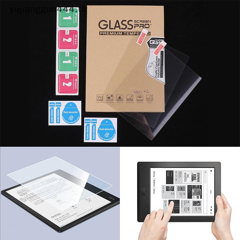 #yu # 2 ชิ้น 6/7/10.3 นิ้วป้องกันหน้าจอ Anti Scratch Shoproof กระจกนิรภัย Bubble ฟรีสําหรับ KOBO Cla