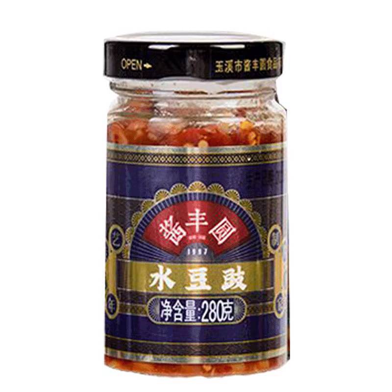 ยูนนาน Yuxi ซอส Fengyuan Water Tempeh 280g รสดิฟฟิวเซอร์เครื่องปรุงรสจุ่มซอส Douban Fengyuan [syf]