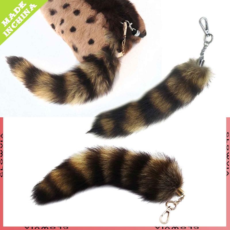 พวงกุญแจรถยนต์แบบ Fur Tail ขนาดใหญ่ ใช้เป็น Party Favor