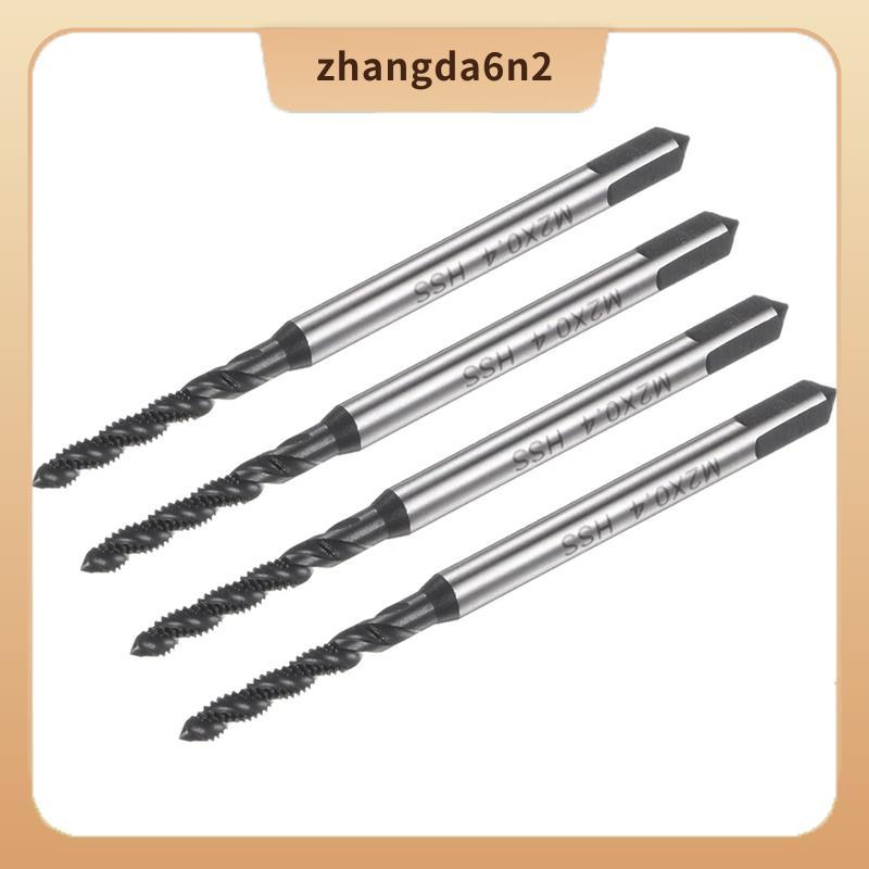 In Stock4pcs เกลียวขลุ่ยต๊าปเกลียว, M2 X 0.4 Nitride เคลือบเมตริกสกรูแตะ, เครื่องมือต๊าปเกลียวเครื่อ