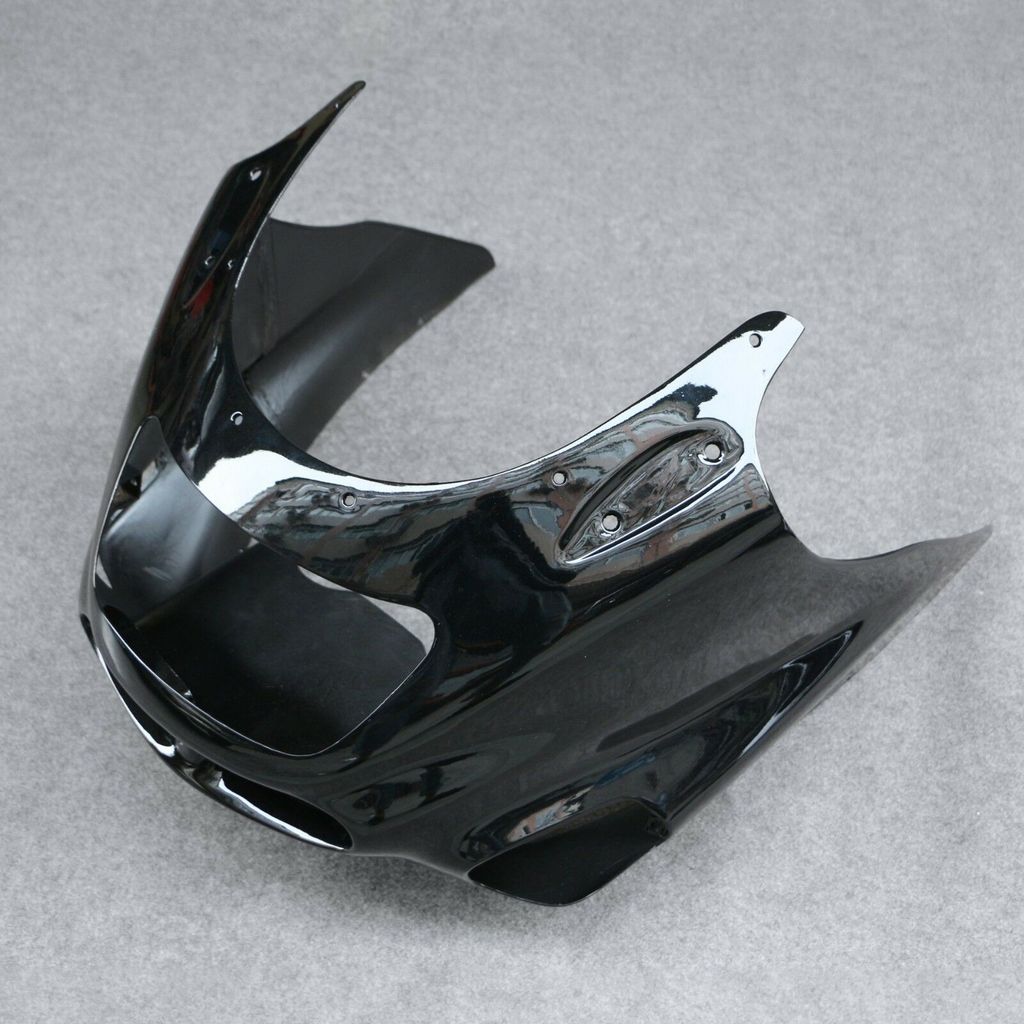 R-Fit For Kawasaki ZZR1100 D ZZR1100D ZX11 1993 - 2001 ABS Front Upper Fairing Headlight Cowl Nose  