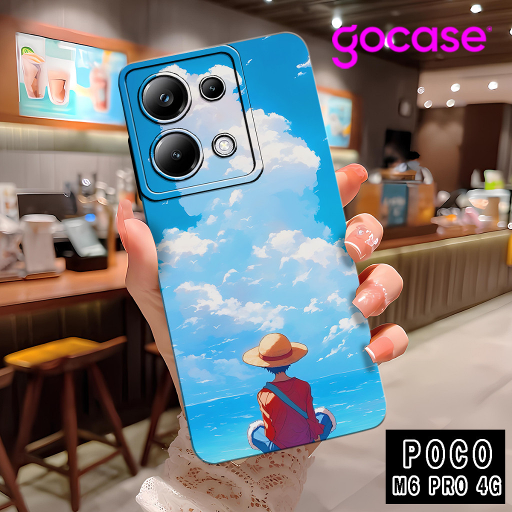 ( DTF 8) ยืดหยุ่นยาง softcase สําหรับ Poco x6 5G l Poco m6 pro 4G l Redmi note 13 pro 5G l Redmi not