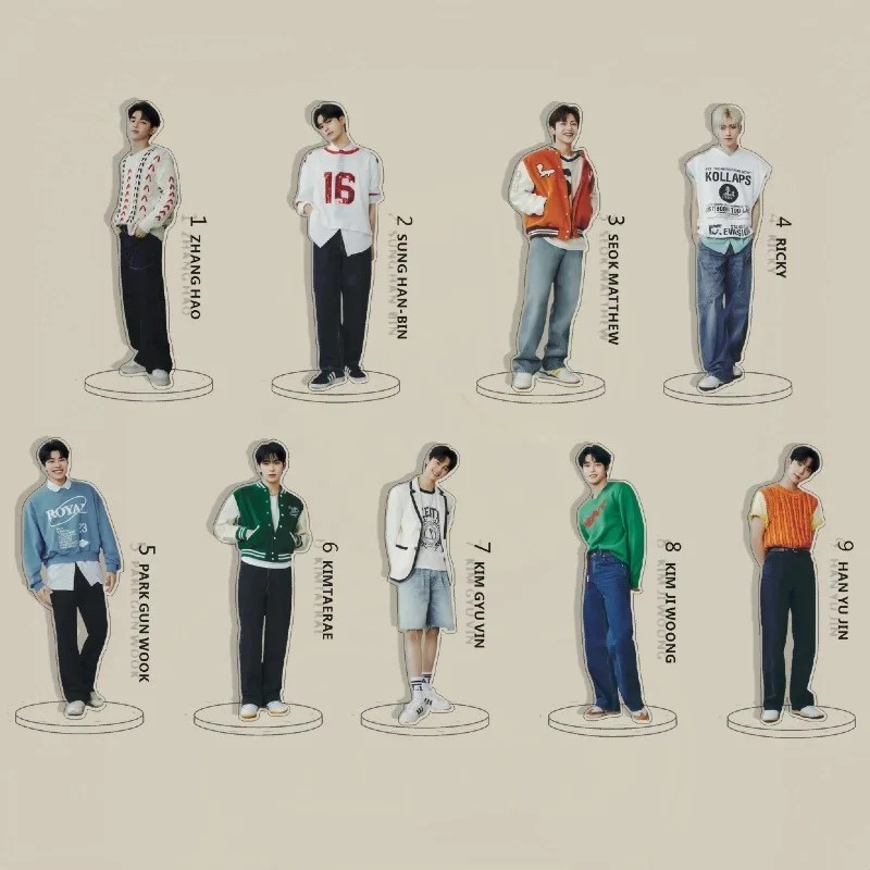 Standee ZEROBASEONE ZB1 อะคริลิคโต๊ะศึกษาตกแต่ง Zhang Hao Sung Hanbin Ricky Kim Taetrae Han Yujin Kp