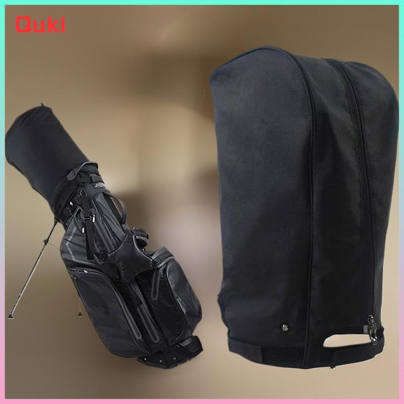 Quki ถุงกอล์ฟ Rain Cover กันฝุ่น Rain Hood Club Protector ถุงกอล์ฟแบบพกพา Rain Cover สําหรับถุงกอล์ฟ