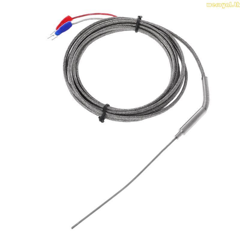 Weroyal 2m K ประเภท Professional Thermocouple สแตนเลส 1 5 มม. Probe เซ็นเซอร์ควบคุมอุณหภูมิ