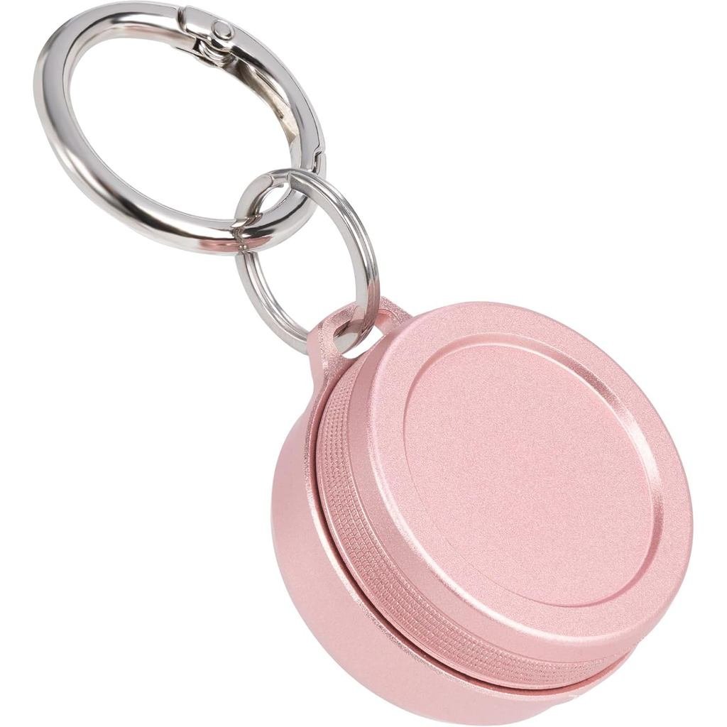 Daily Metal Carrying Case - Portable Keychain Pill Holder, Waterproof Small Travel pill Container fo