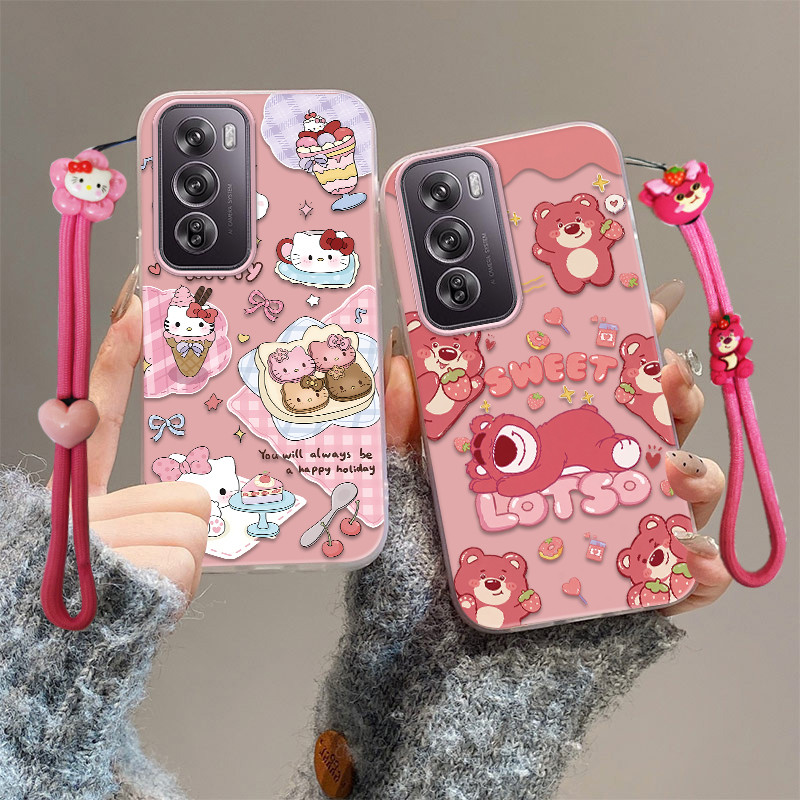 เคส oppo reno 12 5g เคส oppo reno 12 pro 5g เคสโทรศัพท์ป้องกันการตกน่ารัก