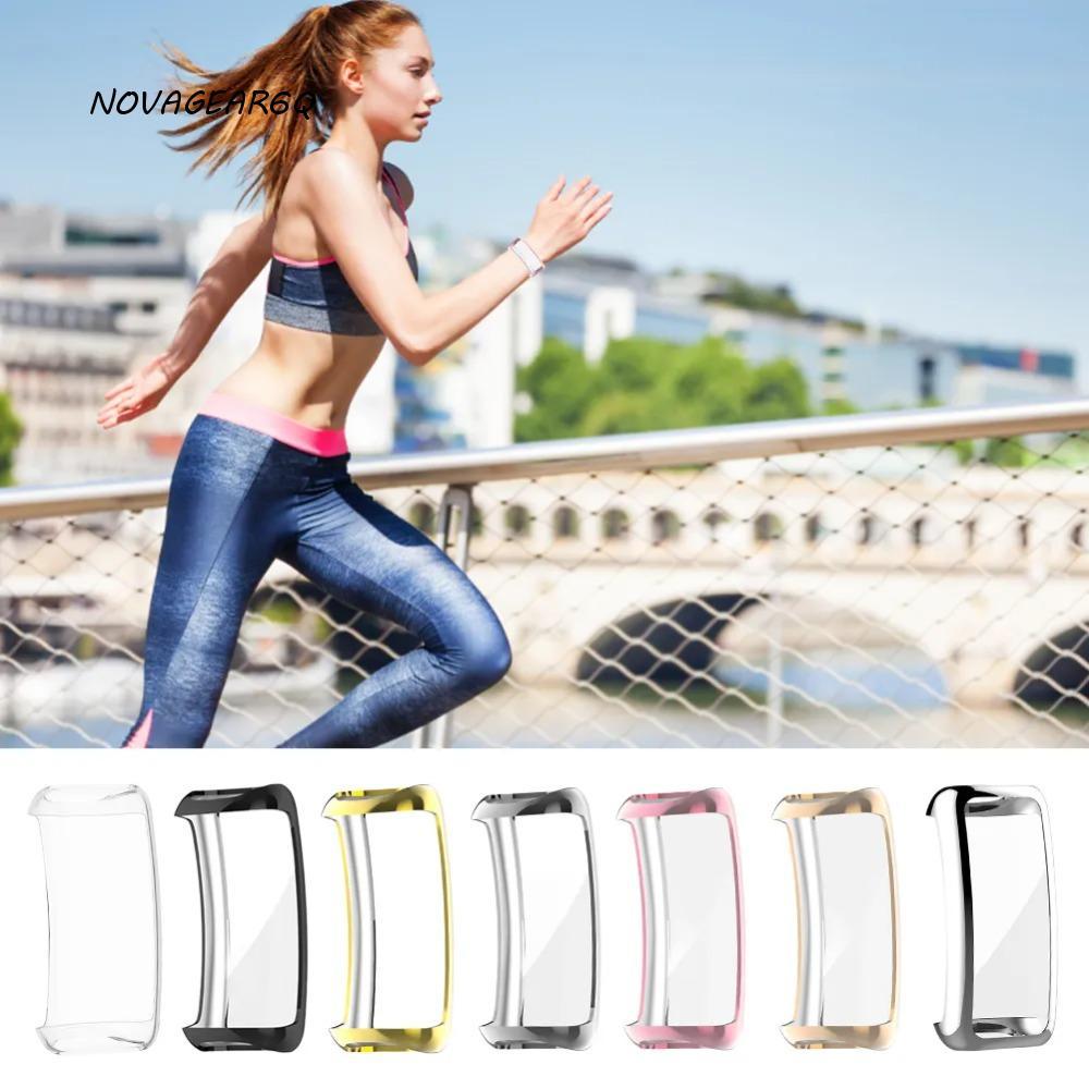 NOVAGEAR6Q Fitbit Inspire 3 ตัวป้องกันหน้าจอ, เคสฝาครอบนาฬิกา TPU Inspire 3 ฝาครอบนาฬิกา, เคส Fitbit