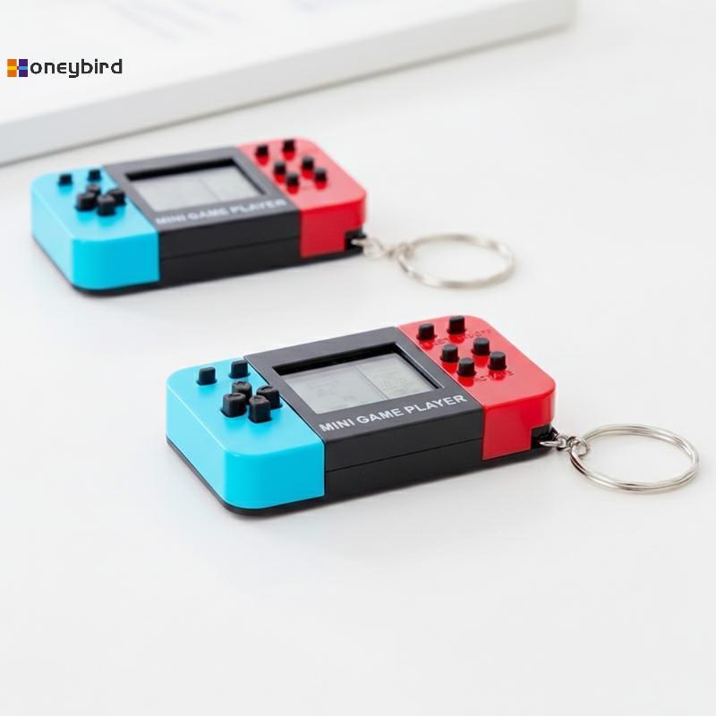 Honeybird เกมพวงกุญแจมือถือของเล่นอิเล็กทรอนิกส์ Miniature ปริศนา Bri เกมจี้สําหรับของขวัญเด็กแบบพกพา Nostalgic Classic Entertainment Nice