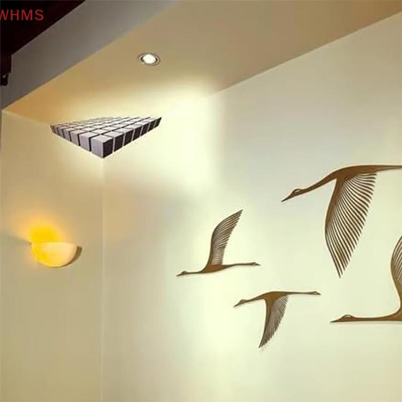(WHMS) ภาพลวงตา Wall Art – รูปลอกผนังมุม 3D – มุมเป็นไปไม่ได้แรงบันดาลใจ Peel และ Sti ที่ถอดออกได้ 3
