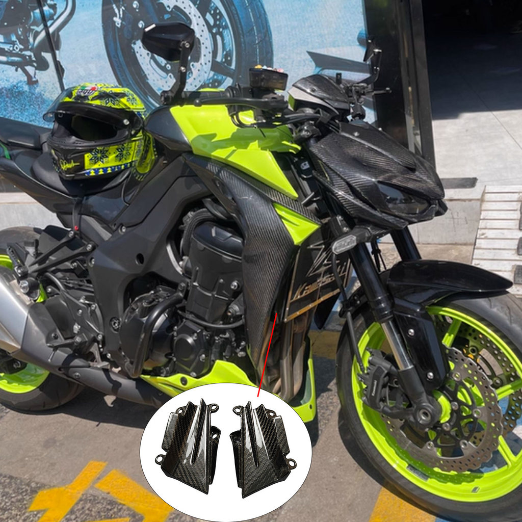 คาวาซากิ Z1000 z1000ร 2014 2015 2016 2017 2018 2019 2020 2021 2022 100% คาร์บอนไฟเบอร์ แฟริ่ง อากาศเ