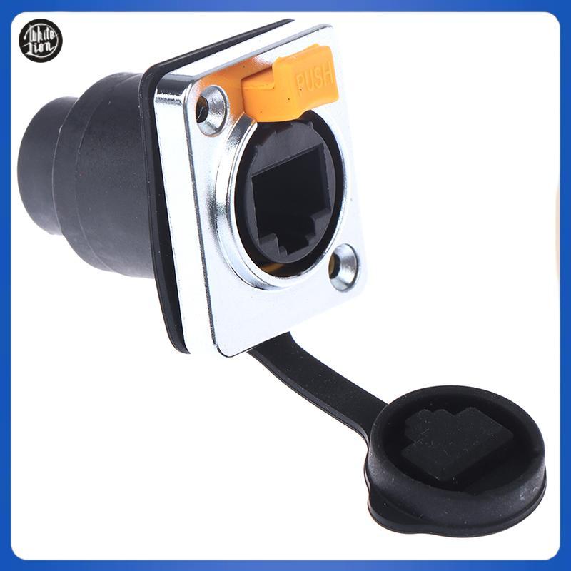WL| RJ45 ขั้วต่อกันน้ําแผงหญิง Mount Soets Ethernet IP65 ตรงใหม่