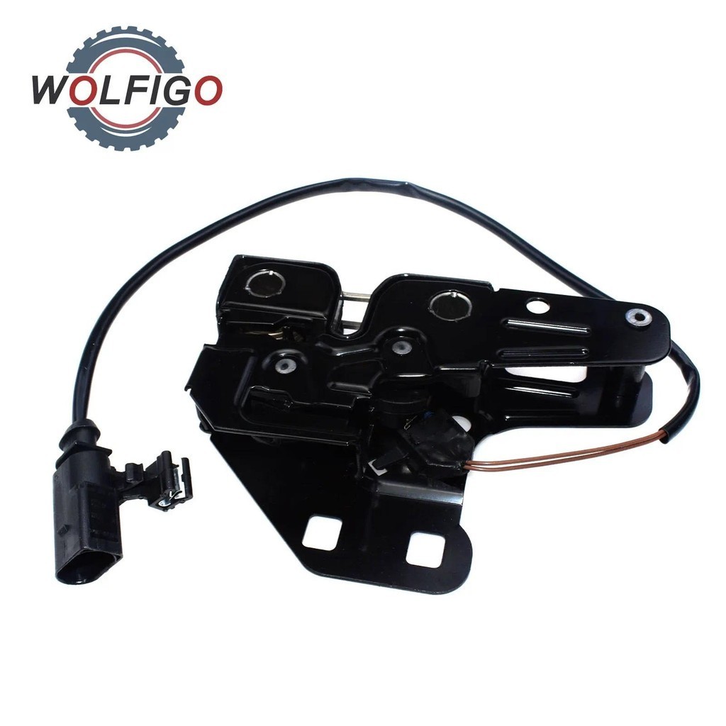 WOLFIGO ด้านหน้า Lower Bonnet Hood ฝาครอบล็อคสลัก w/Micro-Switch สําหรับ AUDI A6 S6 R8 S4 5.2L V10 4