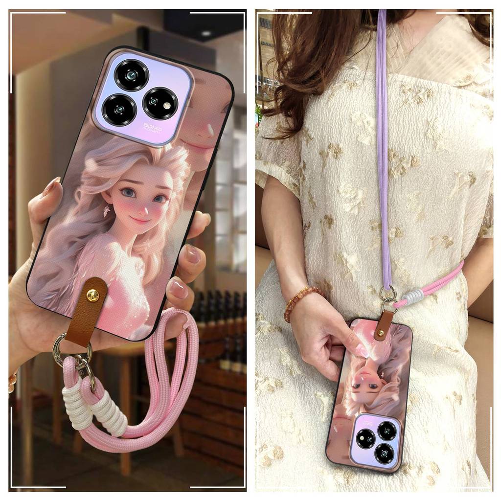 ZTE กันกระแทกCrossbodyเคสโทรศัพท์สําหรับZTE Blade V60 ออกแบบ/Axon 60 Liteแฟชั่นการออกแบบสร้อยคอป้องก