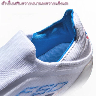 สินค้าพร้อมรองเท้าฟุตบอล FG สําหรับผู้ชายและผู้หญิงรองเท้าฟุตบอลแหลมยาวมืออาชีพรองเท้าฝึกซ้อมระบายอากาศ