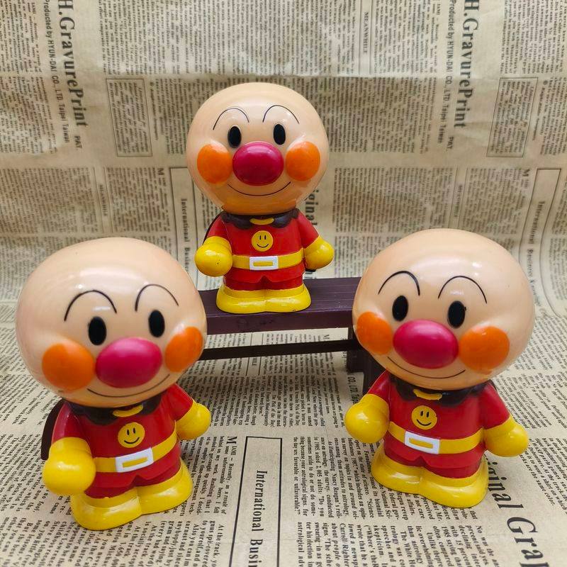 สินค้าจํานวนมากของแท้ Japan Anpanman Museum ของเล่นยางนุ่มหยิกกรีดร้องของเล่นหยิกเพลงตุ๊กตาตกแต่ง