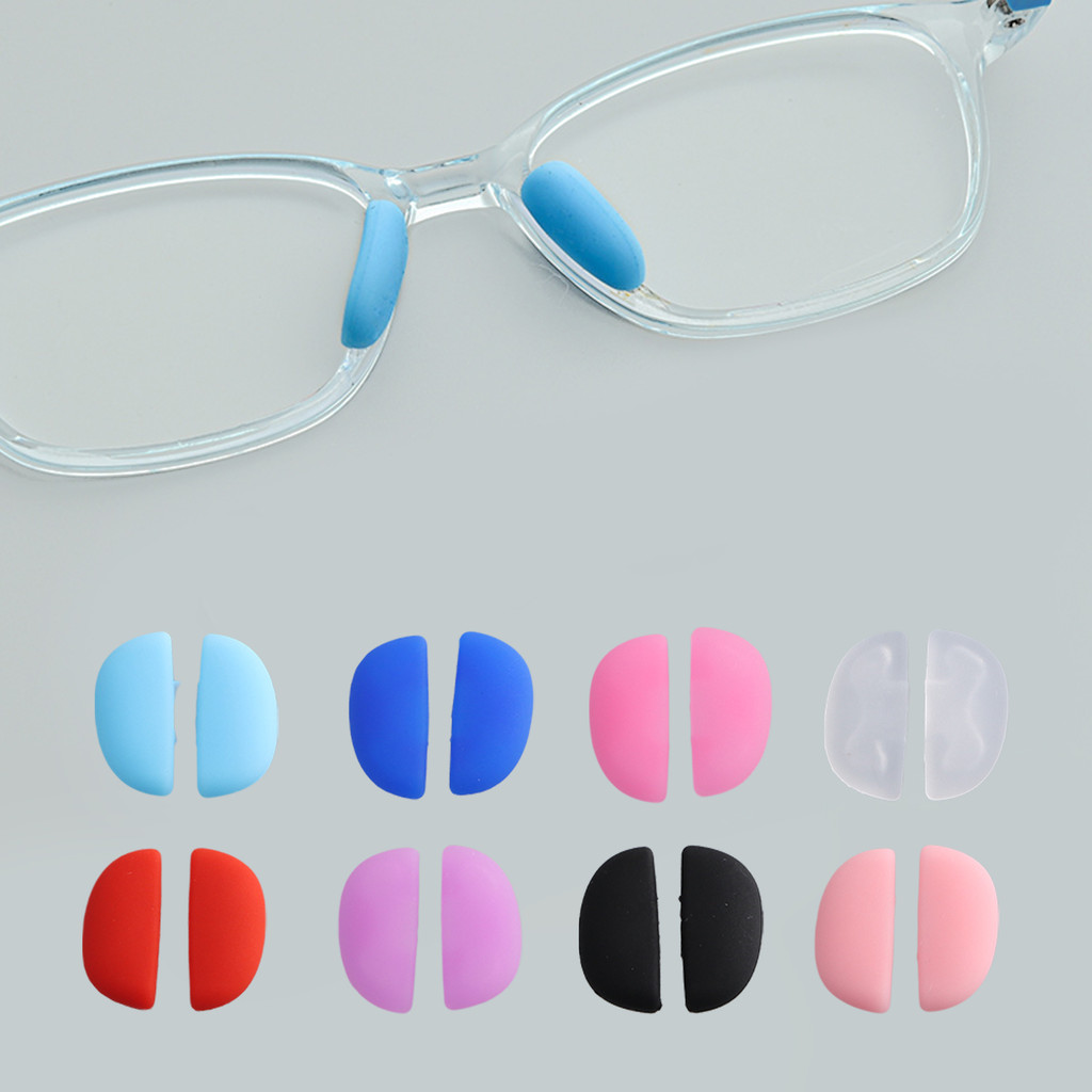 [จัดส่งภายในประเทศ].ACCESSORY คู่แว่นตาเด็ก Anti-Slip Silicon Pad.Push-On สำหรับแว่นตาวางใจได้
