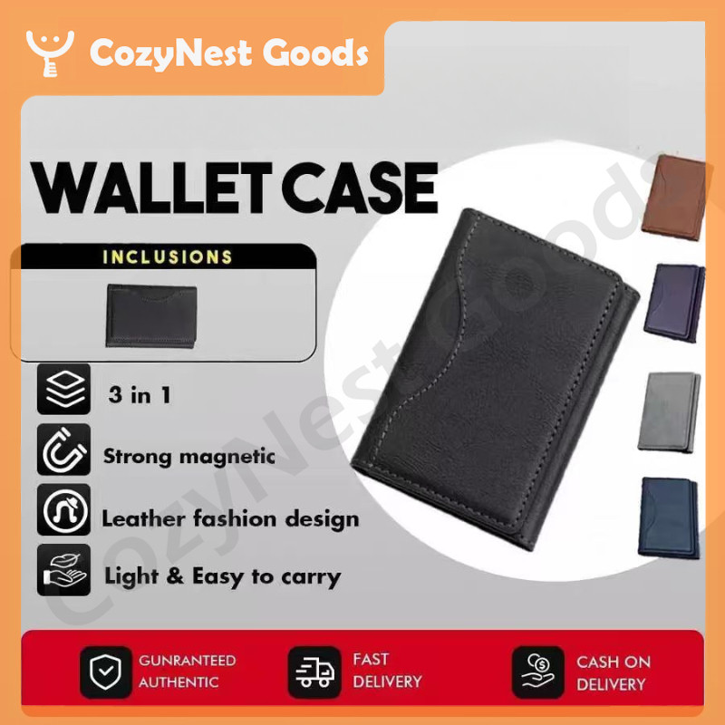 CozyNets GoodsIntolmall 3 in 1 Magnetic Leather Wallet Case iPhone IOS Phone Card Holder Cover Walle