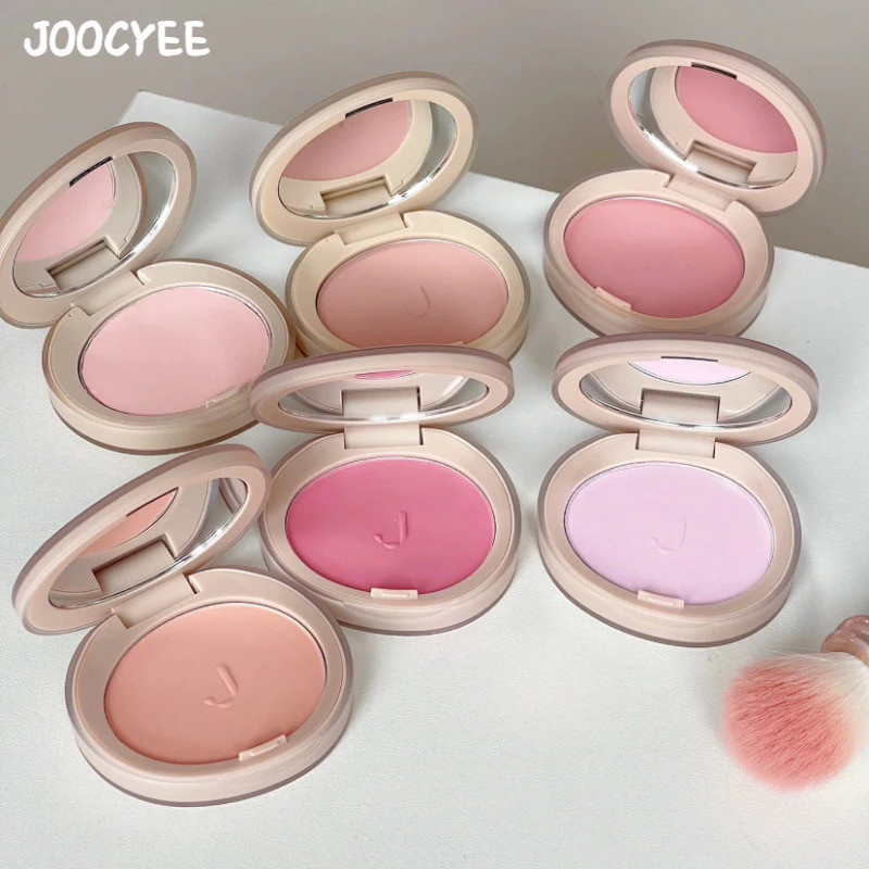 Joocyee Blush Matt Nude Color แต่งหน้าธรรมชาติและการเพิ่มประสิทธิภาพที่ละเอียดอ่อน Complexion Blush 