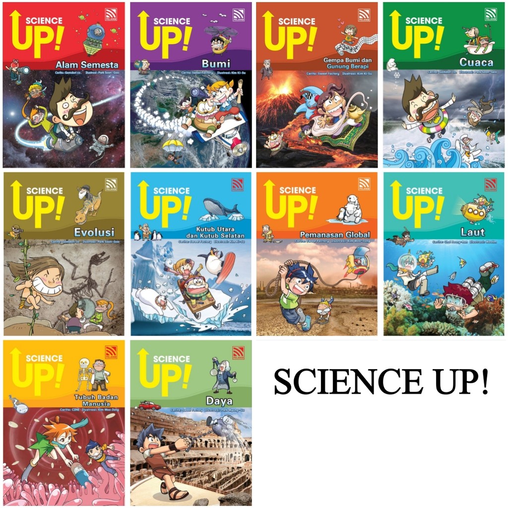 SCIENCE UP! - SCIENCE Comic Series หนังสือภาพประกอบสําหรับเด็ก Fuel Learning Aid วัสดุสําหรับโรงเรีย