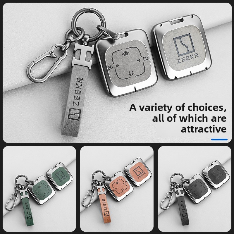เหมาะสําหรับ ZEEKR 009 ฝาครอบกุญแจรถ Zeekr 001 007 X MIX ZEEKR 7X การ์ดกล่องกุญแจ zeekr 009 เปลือกกุ
